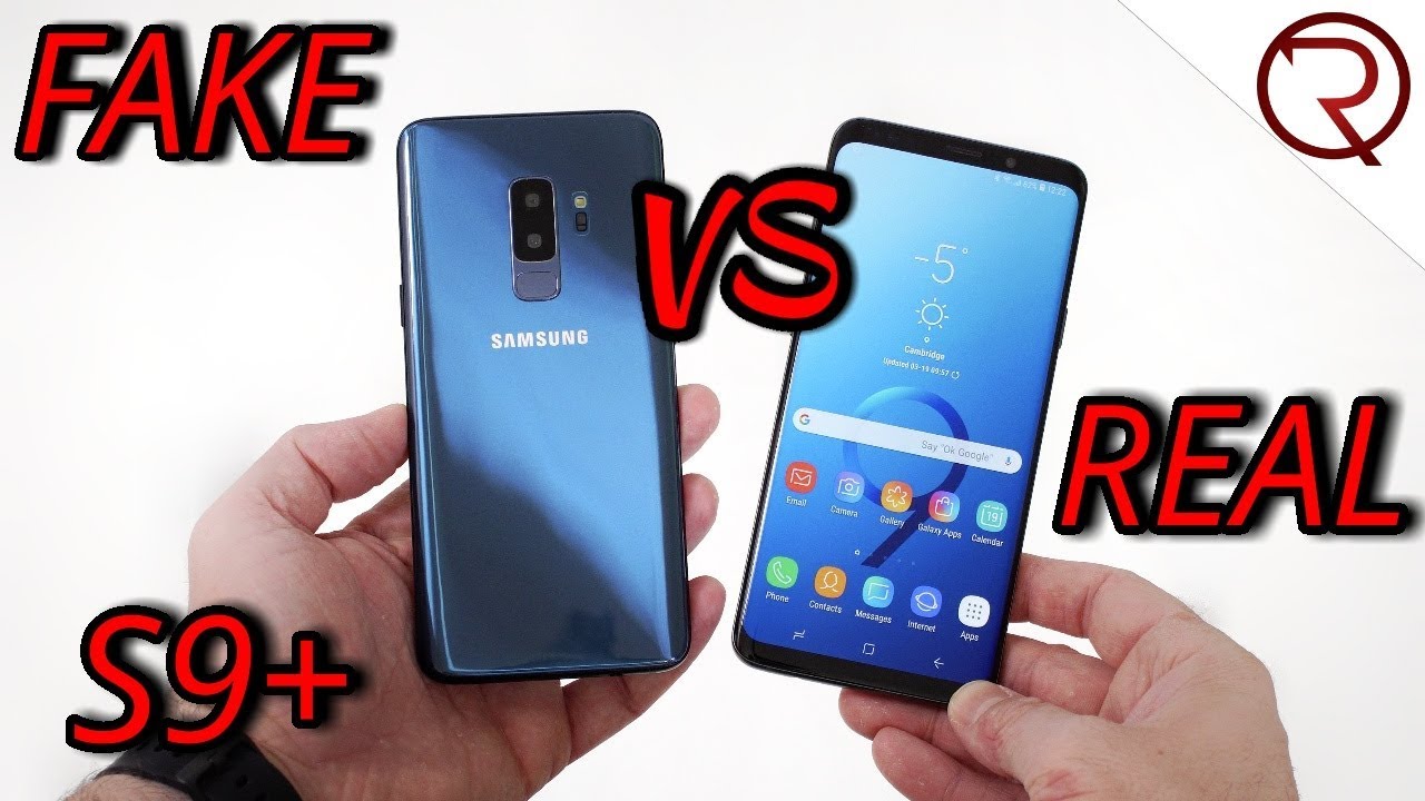 ПОДДЕЛКА VS НАСТОЯЩИЙ Samsung Galaxy S9 Plus — КЛОН 1:1 — Покупатели, будьте бдительны!
