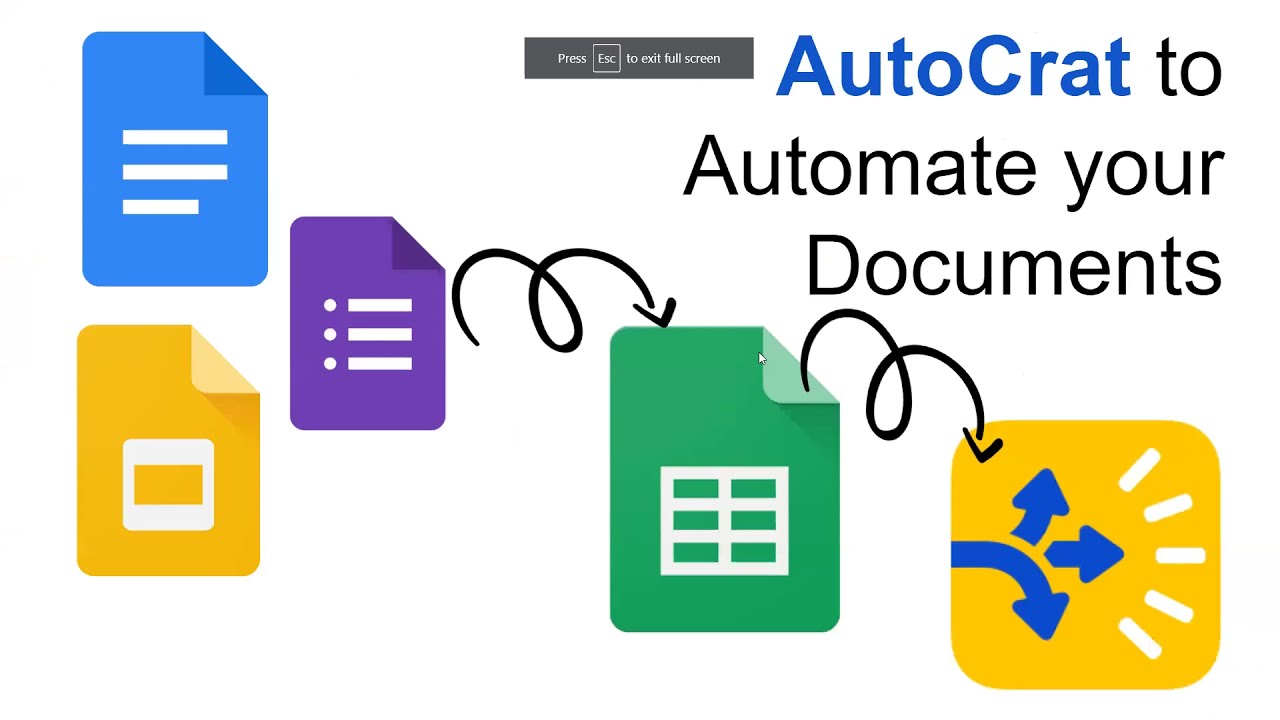 Using Autocrat to Automate your Documents