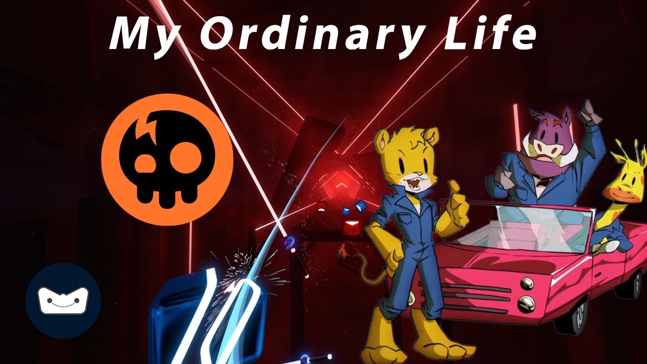 My Ordinary Life by The Living Tombstone in Beat Saber