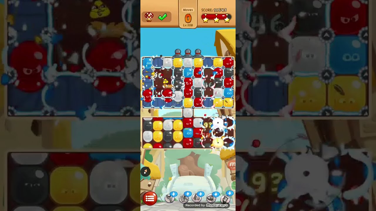 Cookie Jam Blast Level 1079/1083 Fail/Angry Birds Blast Level 204-208 Part 5