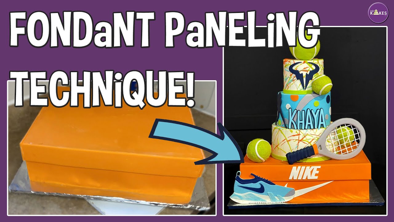 Make A Perfect Shoe Box Cake With The Fondant Panel Method!