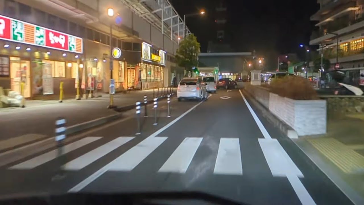 バイク屋の帰宅車載　福山市内