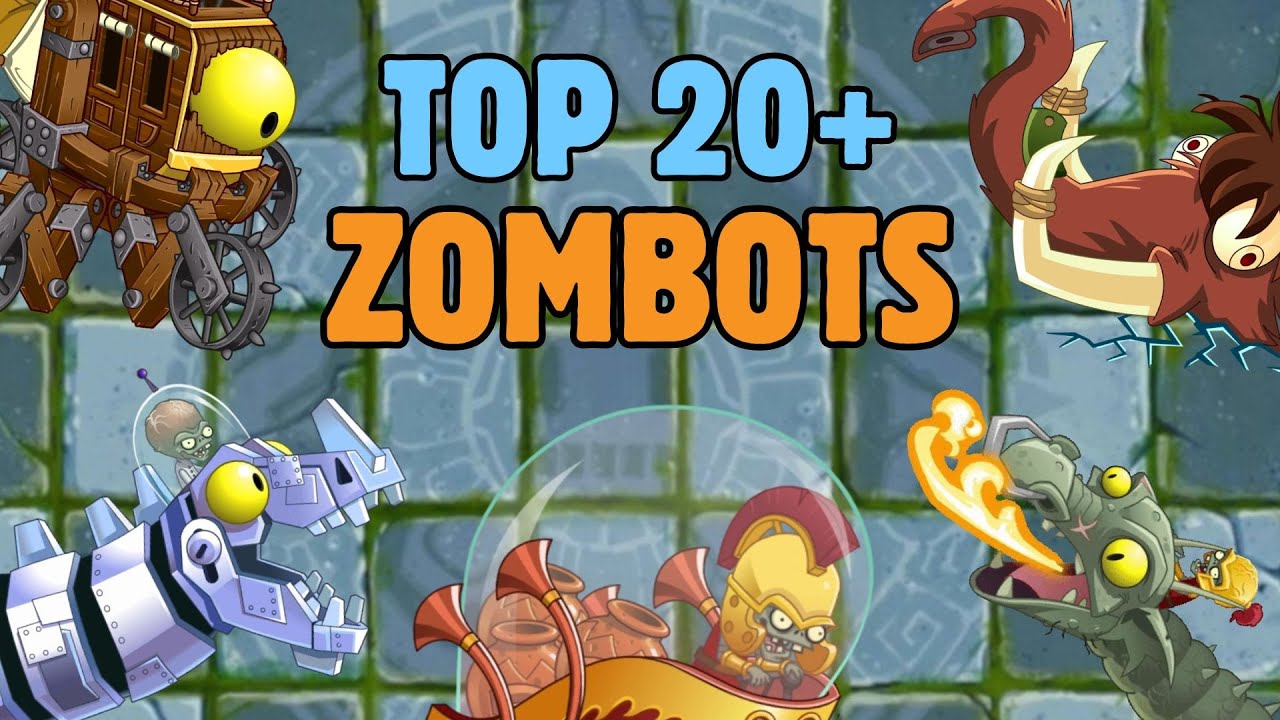 TOP 24 ZOMBOTS del MENOS al MÁS MOLESTO / Plantas vs Zombies 2