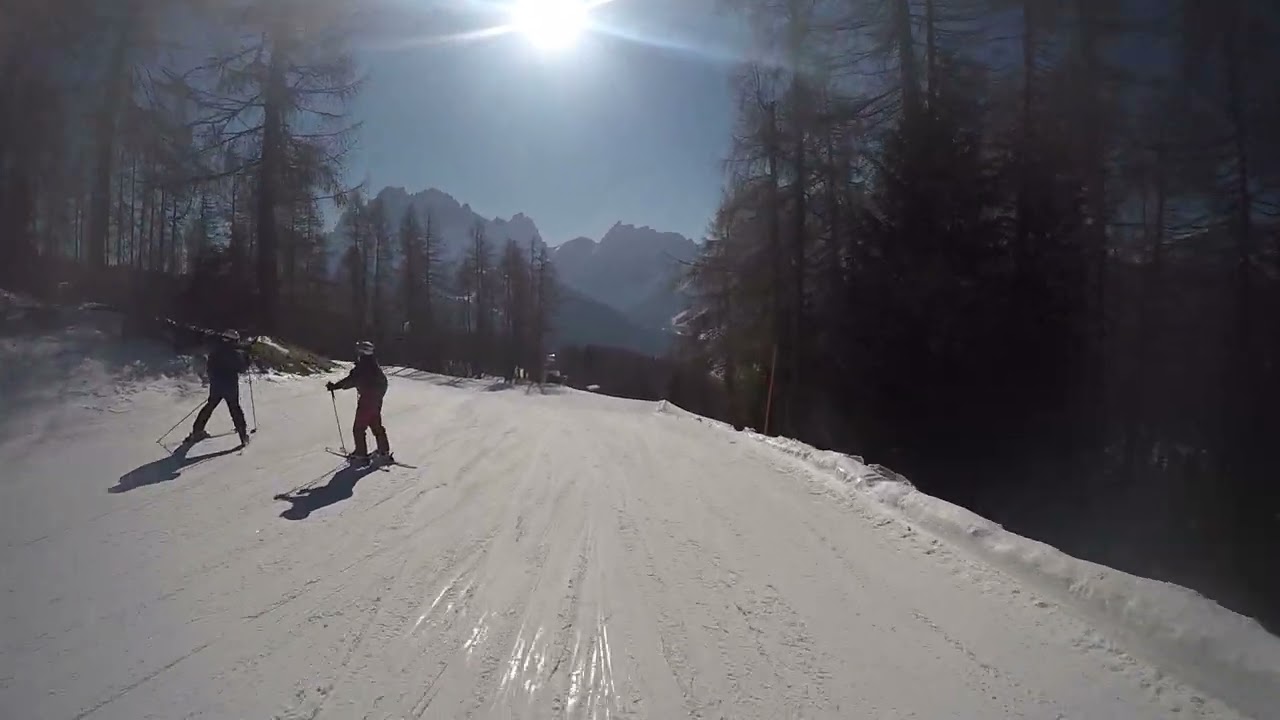 Skiing in the Dolomites - 3 Zinnen/3 Cime on Slope 11