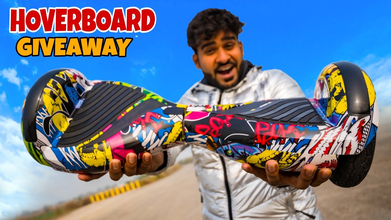 HOVERBOARD Unboxing and Giveaway ⚠️ जान जा सकती है इससे 😨