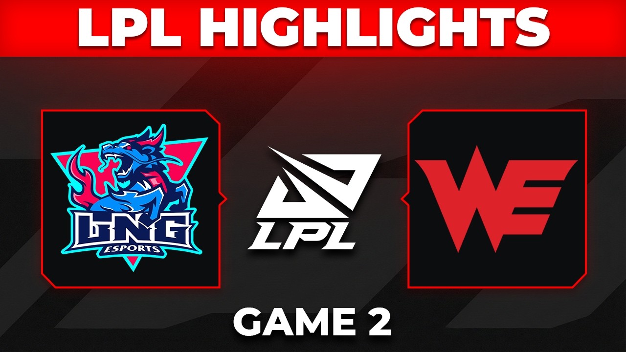 LNG vs WE Highlights Game 2 | LPL 2026 Playoffs | LNG Esports vs Team WE