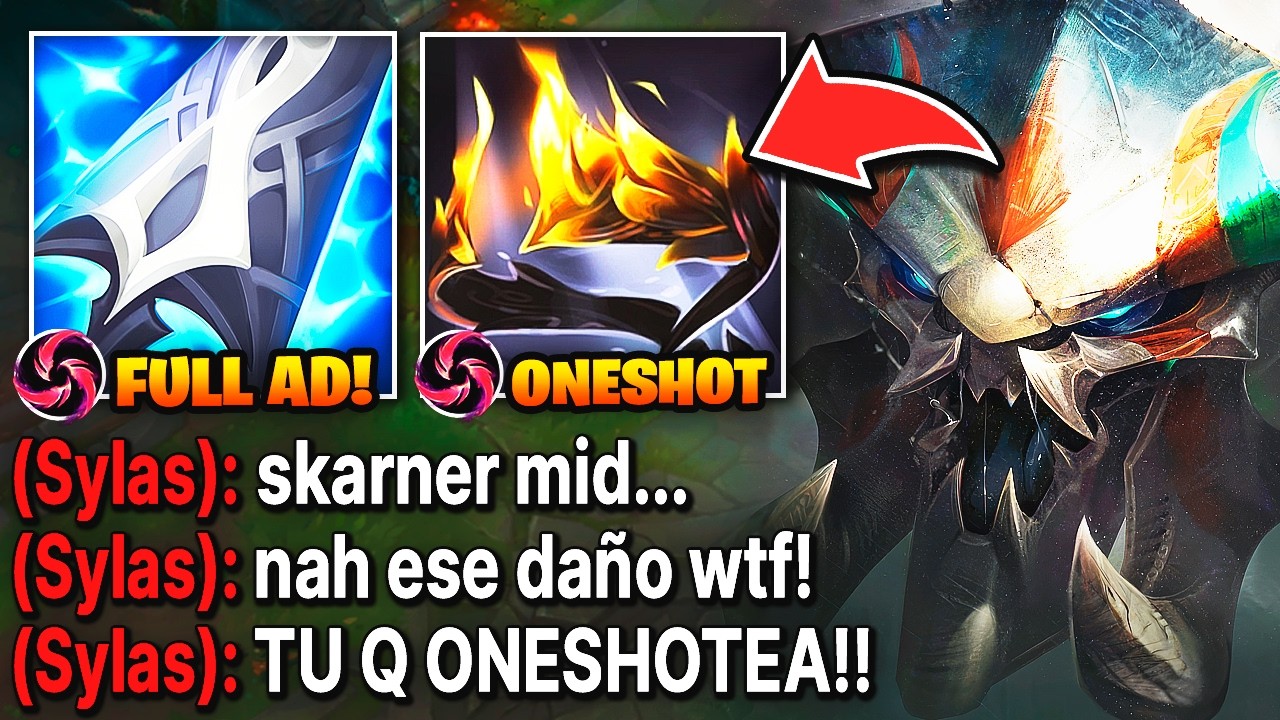 Skarner pero cada Q quita el 90% de vida al rival con letalidad