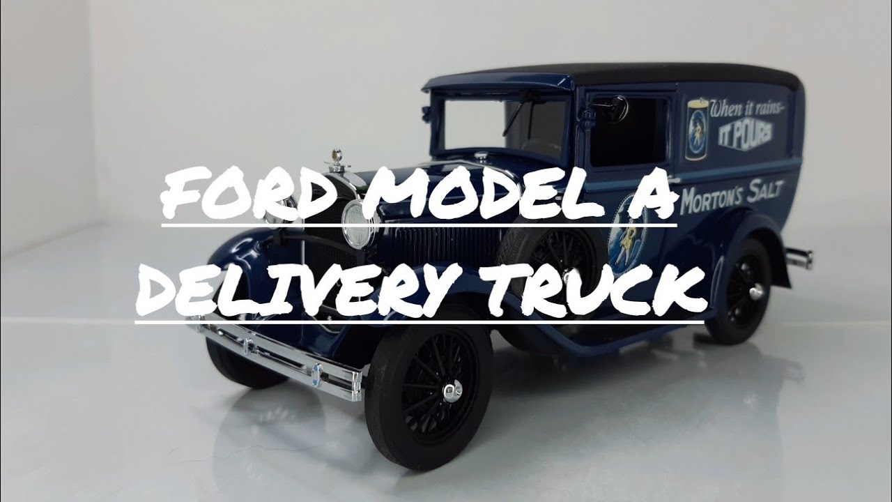 1930's Morton's Salt Delivery Truck . Ford model A.