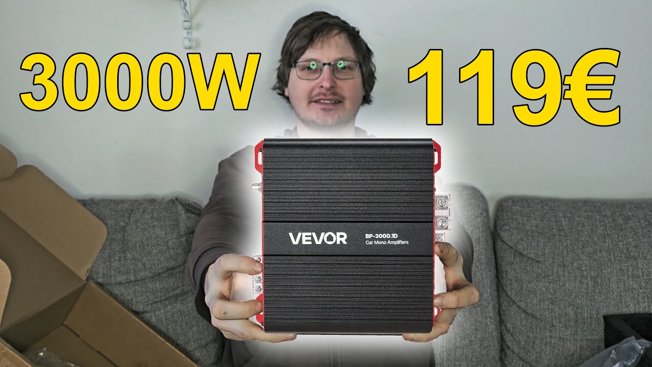Liian halpa ollakseen totta? Testissä 119€ VEVOR BP-3000.1D vahvistin 3000W @ 1ohm