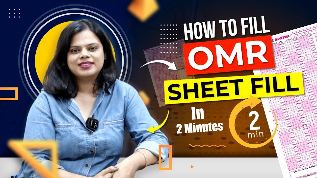 How to fill OMR Sheet | Fastest Way to fill OMR | Mistakes to Avoid #neet #neet2024
