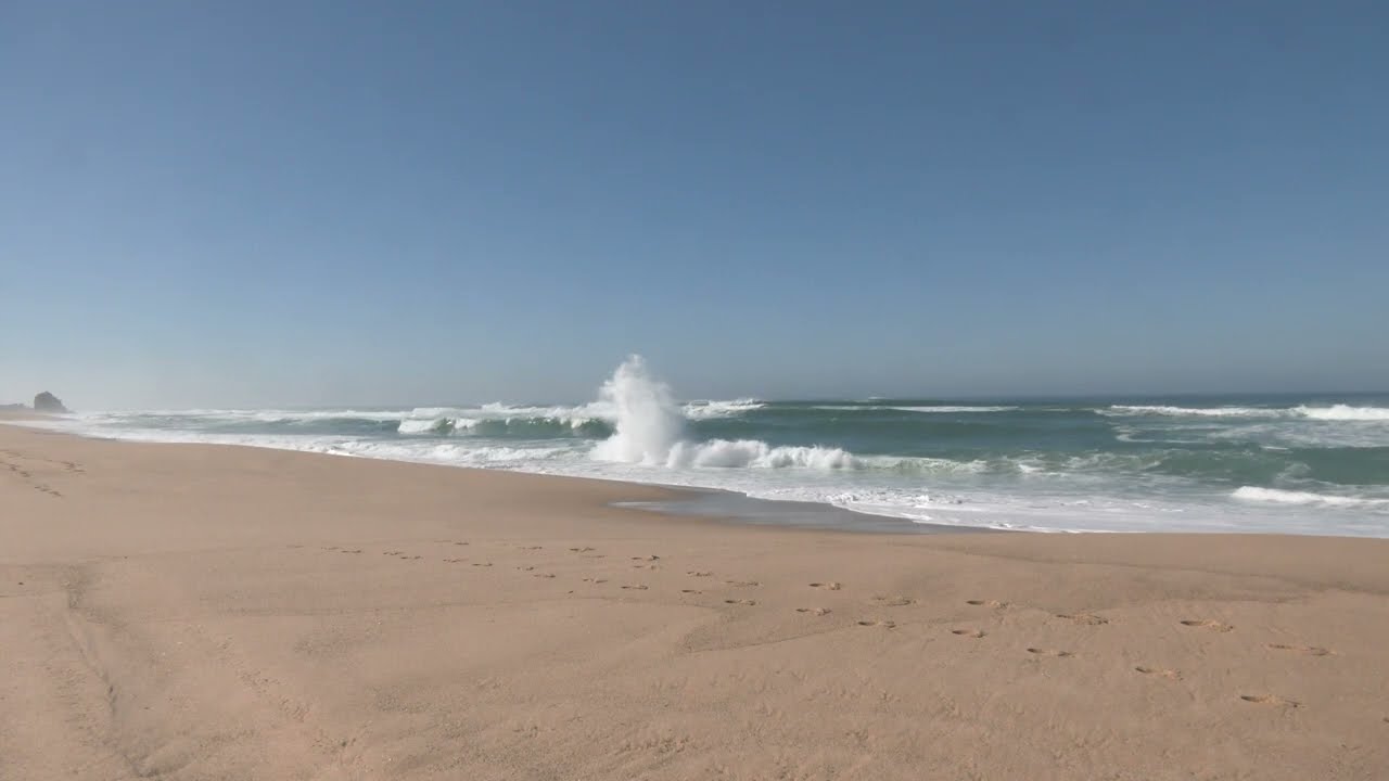 Atlantic Ocean Ambience 🌊 2 Hour Real-Time Coastal Waves (Extended)