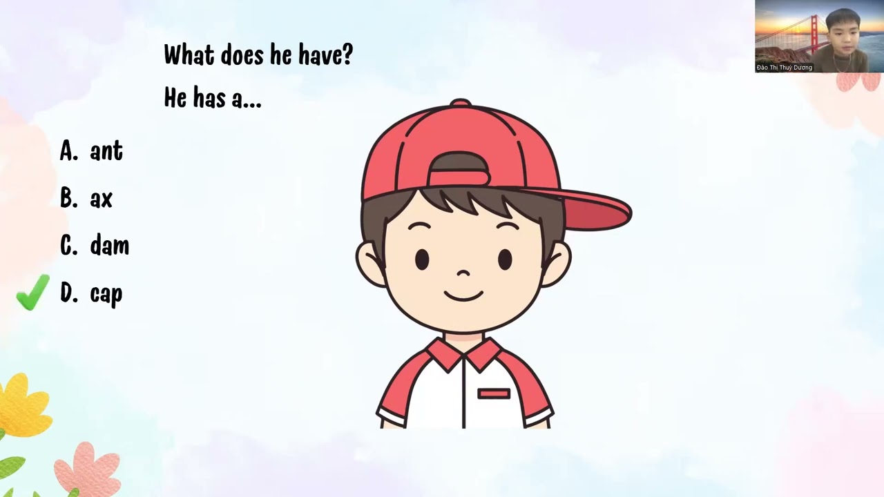 Nguyễn Hoàng  - Phonics 2 - Short test