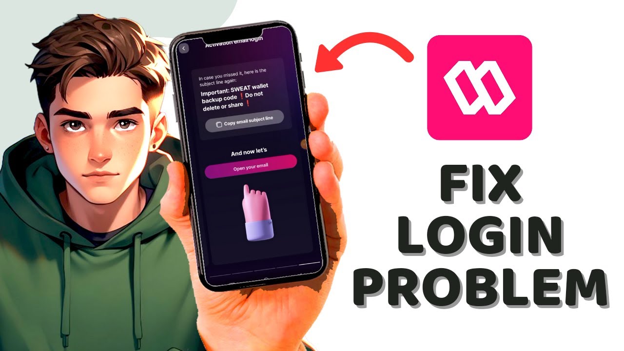 Как исправить проблему со входом в приложение Sweat Wallet (пошагово)