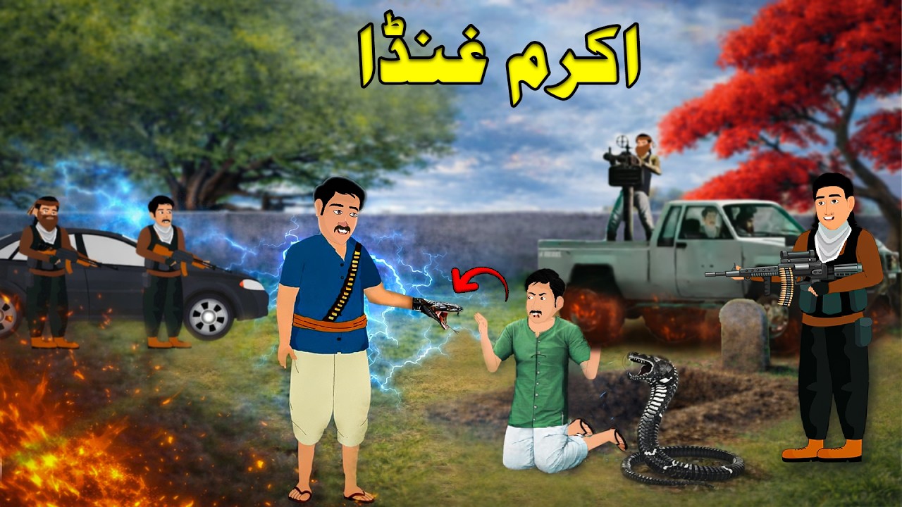 Akram Ghunda 😮 || Pashto Morel Story || Noor Cartoon