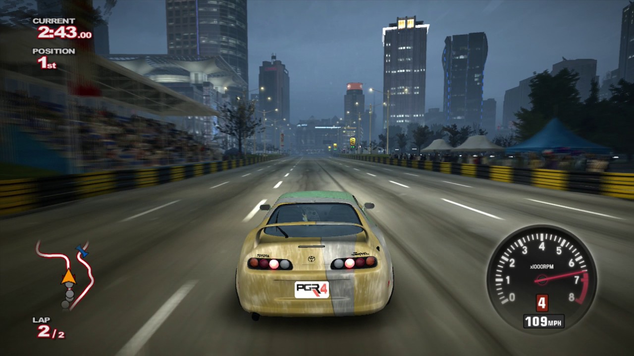 Project Gotham Racing 4 (PGR4): Toyota Supra Turbo car (Gameplay)