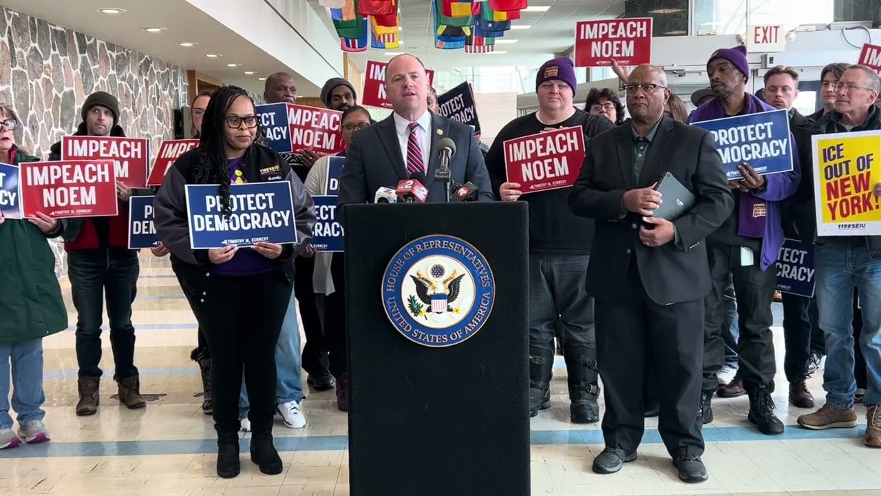 Rep. Kennedy and WNY Leaders Gather to Send Clear Message: ICE Out of Our Cities