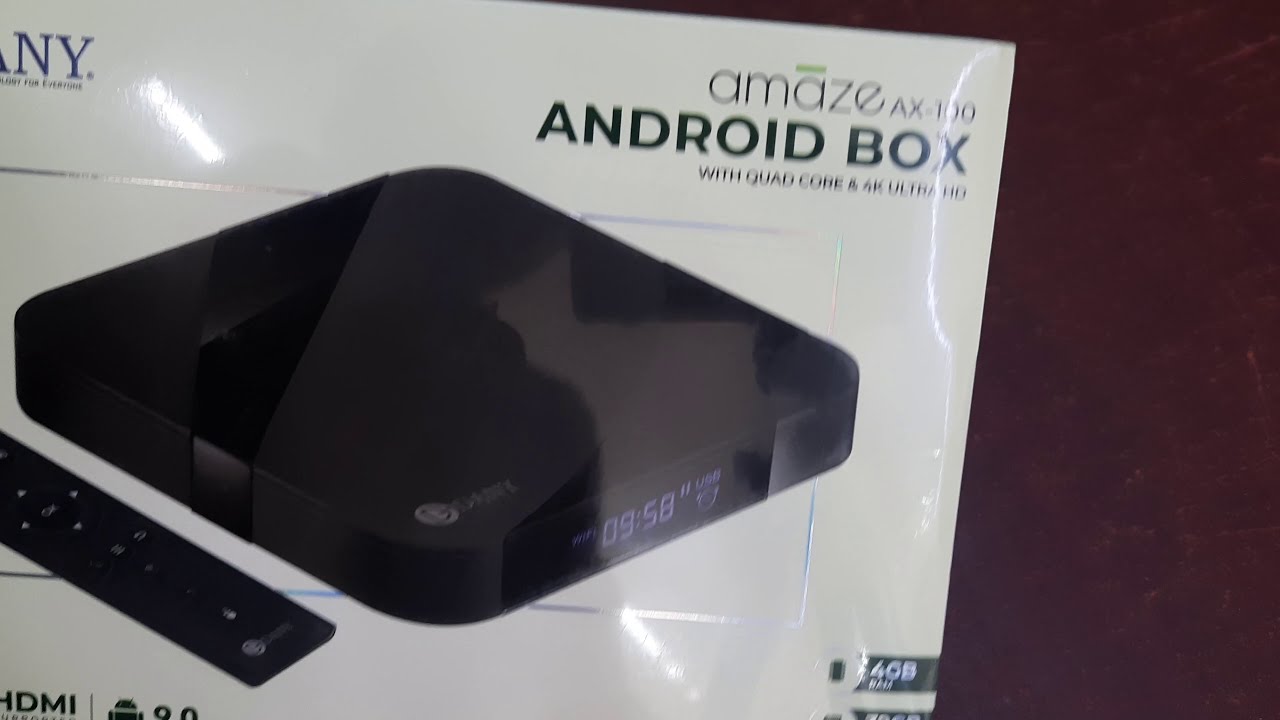 Dany Amaze Ax-100 Smart TV box| 4GB RAM & 32GB Storage &ndash; 4K Supported