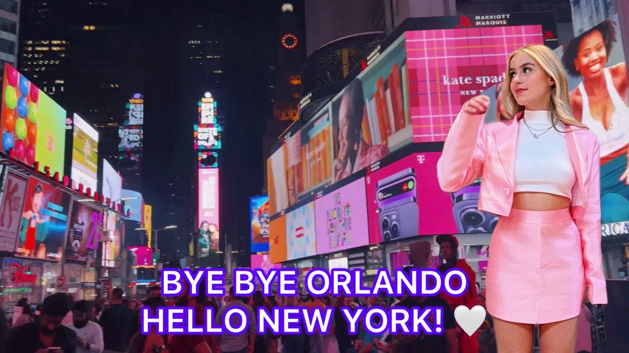 VLOG: TCHAU ORLANDO, HELLO NOVA YORK! 🤩 *muitos perrengues* #yascorseemnyc