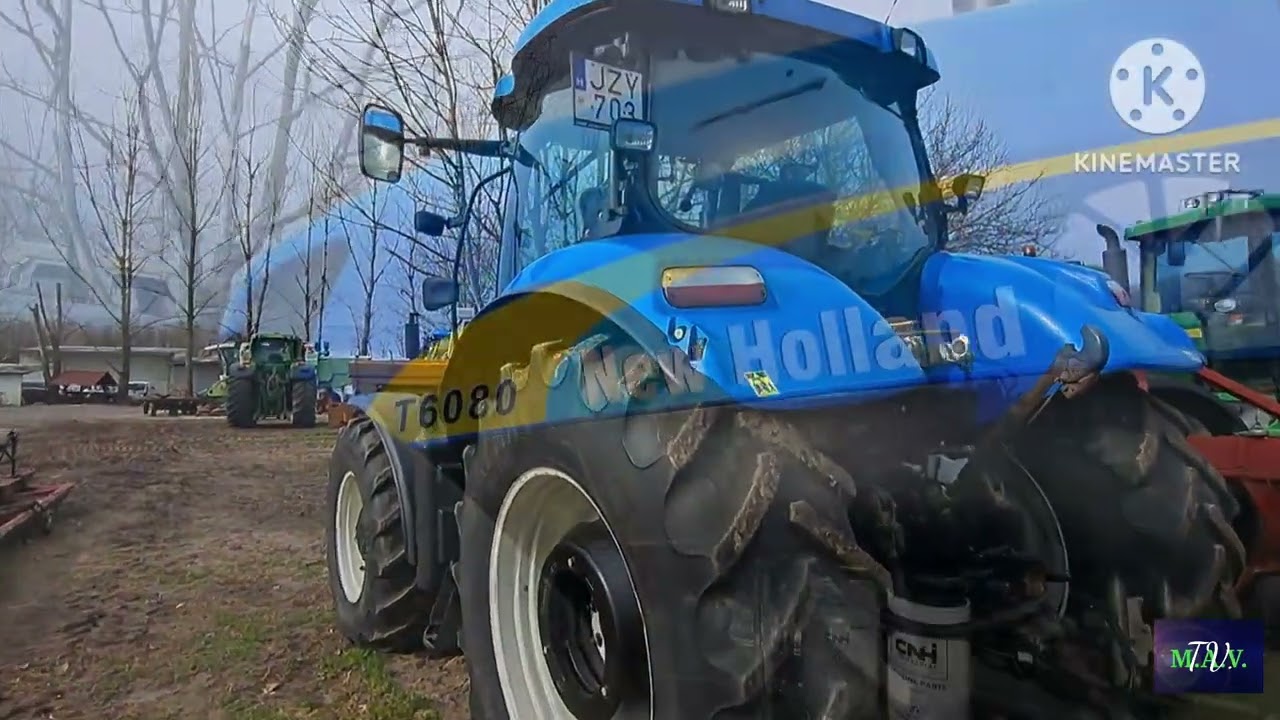 New HOLLAND T 6080 traktort  be mutatja.  az /MTZ Agro Vlog/ 2024.