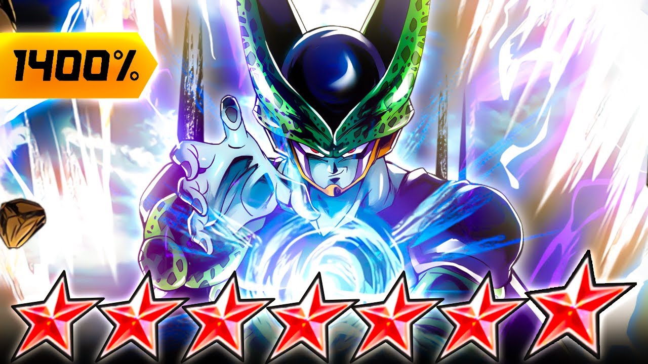 (Dragon Ball Legends) ZENKAI 7, 1400%, 14 STAR YEL PERFECT CELL IS ACTUALLY EXTREMELY IMPRESSIVE!
