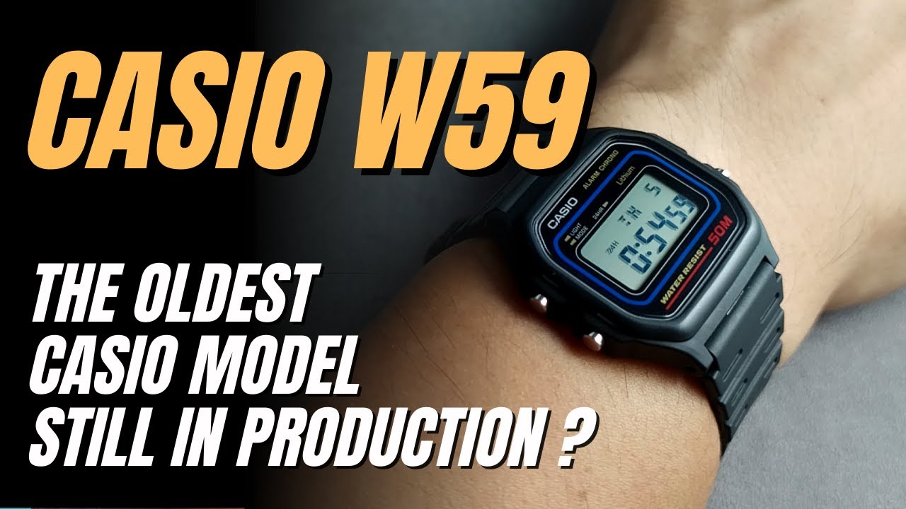 Starszy niż F91W? Recenzja zegarka CASIO W59