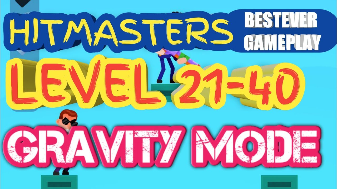 Hitmaster gravity mode Level 21-40 gameplay @lookupgamingofficial