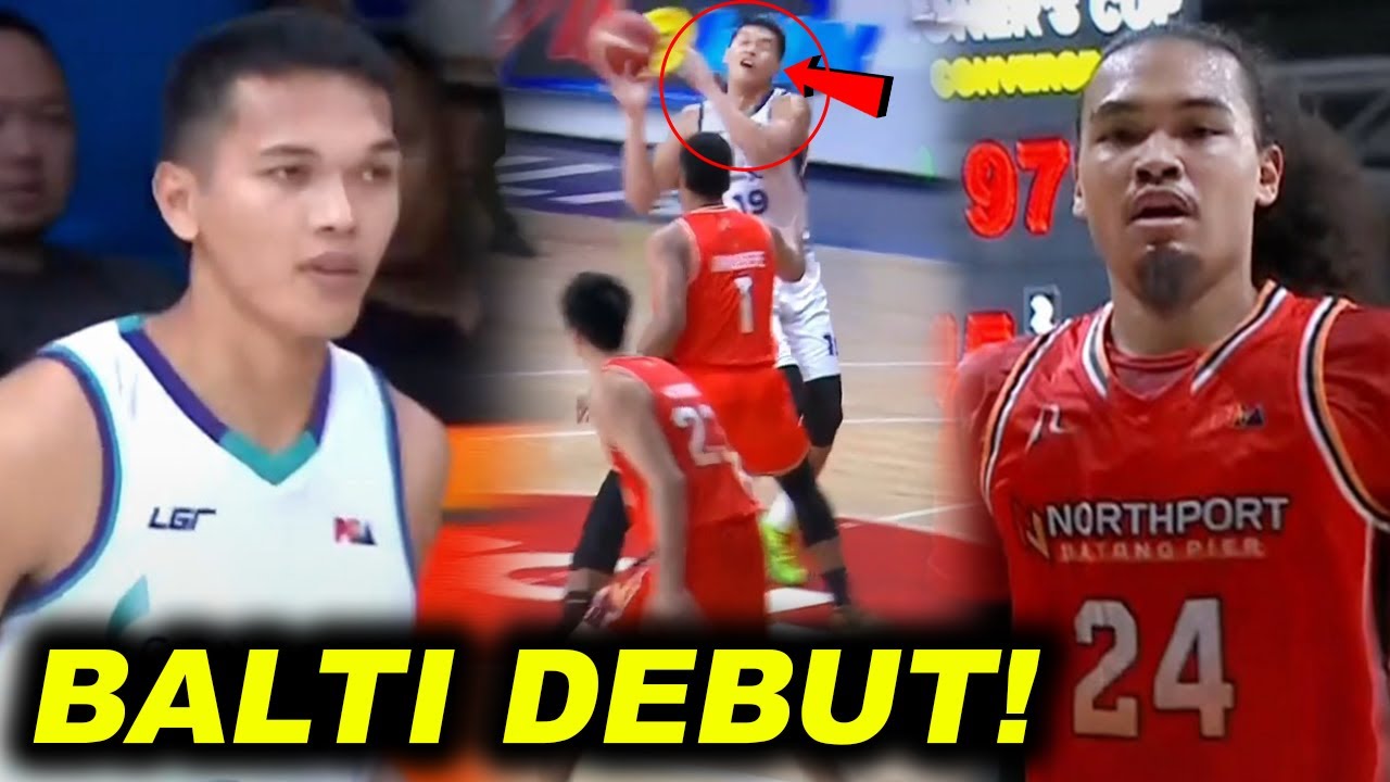 JUSTINE BALTAZAR PBA DEBUT Binato ng bola! | Lakas ng Northport Clutch Joshua Munzon for the Win!