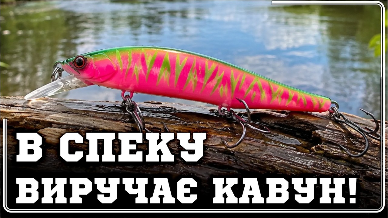 ✅🍉 ЩУКА ПОЧИНАЄ ЖЕРТИ КАВУН! 😱🎣 ЯК і НА ЩО ЛОВИТИ ОКУНЯ та ЩУКУ в ЛІТНЮ СПЕКУ? 🔥☀️
