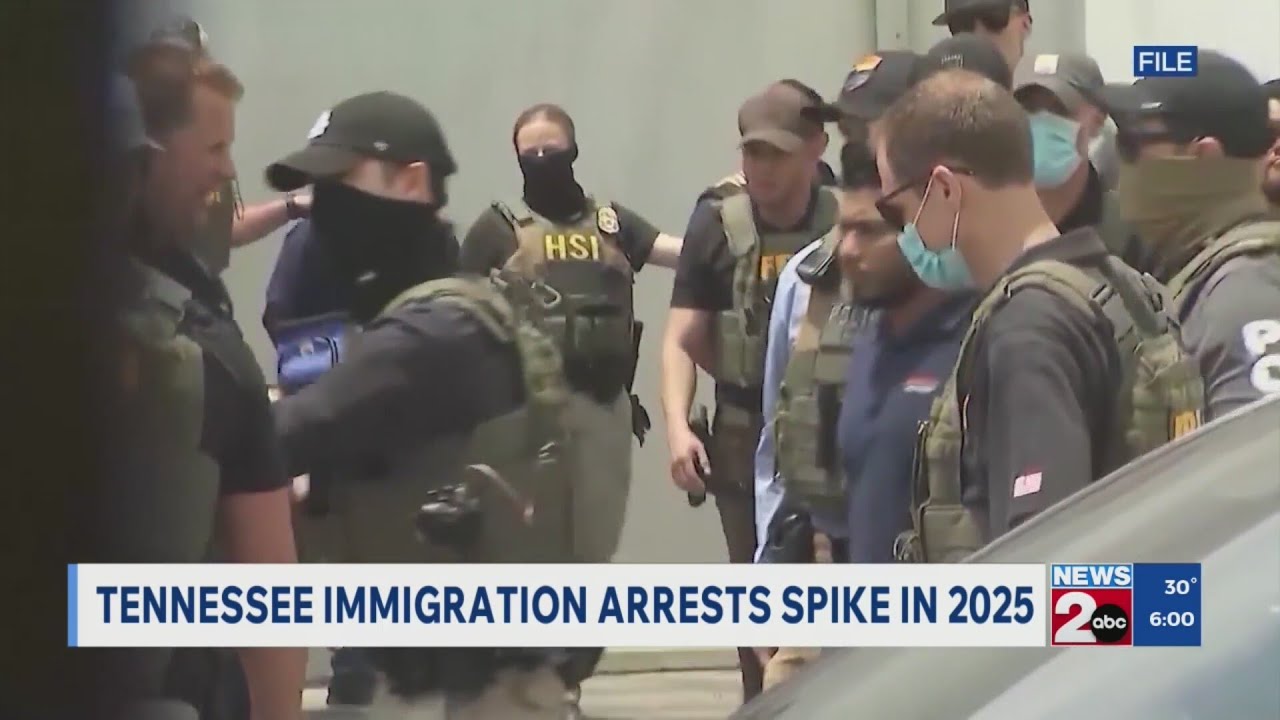 TN immigration arrests spike in 2025