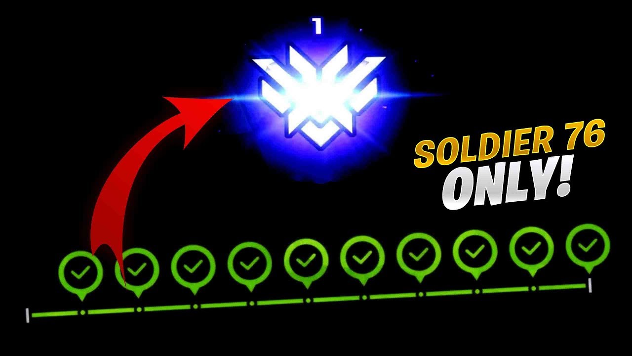 Unranked To Top 500 Soldier 76 Only! - FINALE