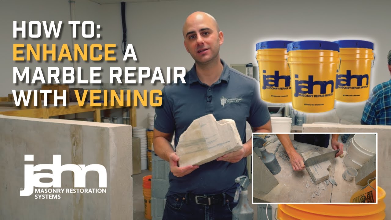 How to Enhance a Marble Repair with Veining - DEMO Video