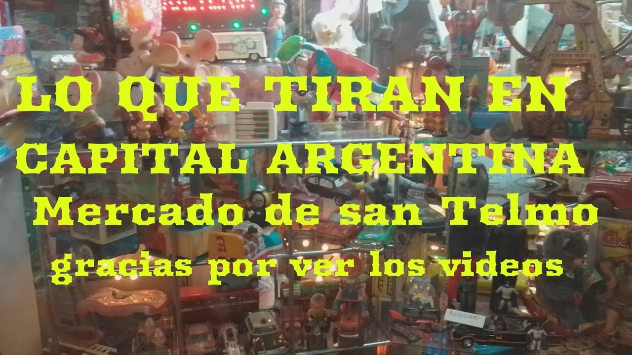 LO QUE TIRAN EN CAPITAL ARGENTINA.Mercado de antig&uuml;edades de san Telmo