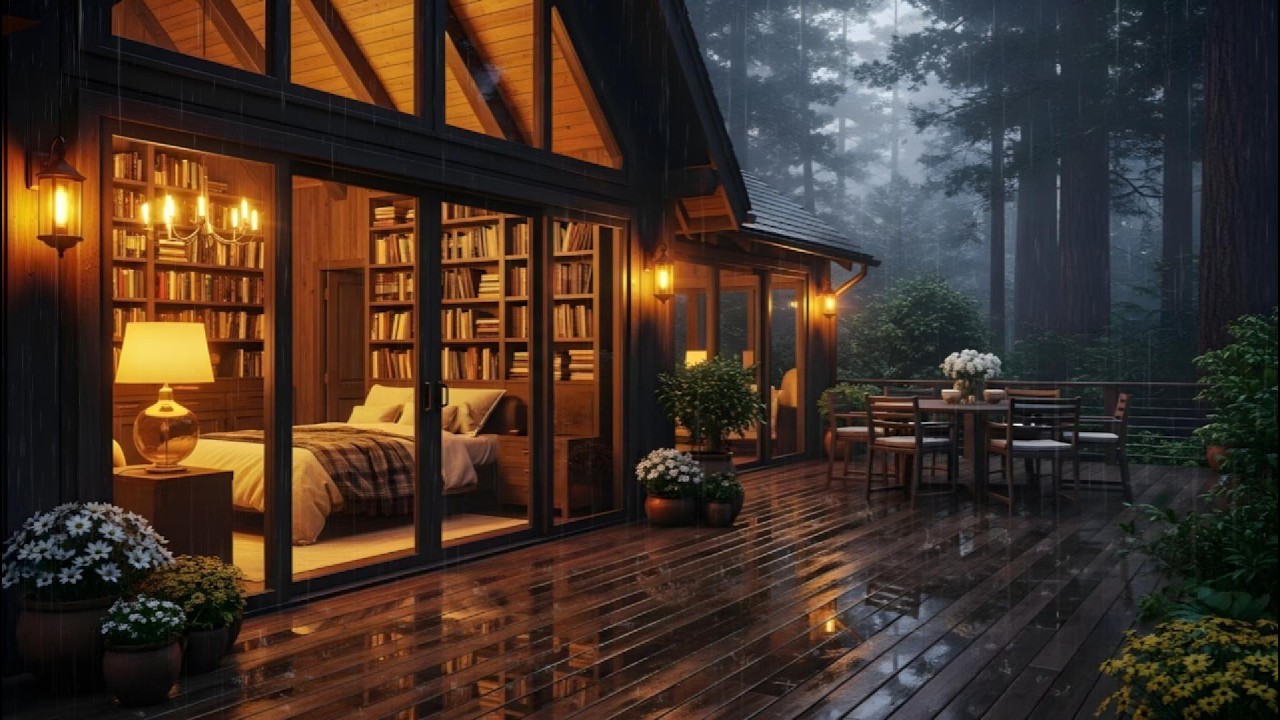 12 Hours Night Rain White Noise 🌧️ | Deep Sleep, Insomnia Relief & Stress Reduction All Night Long