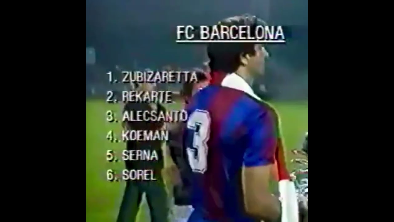 Dziś cofam Was do 27 września 1989 Legia Warszawa zmierzyła się z FC Barcelona