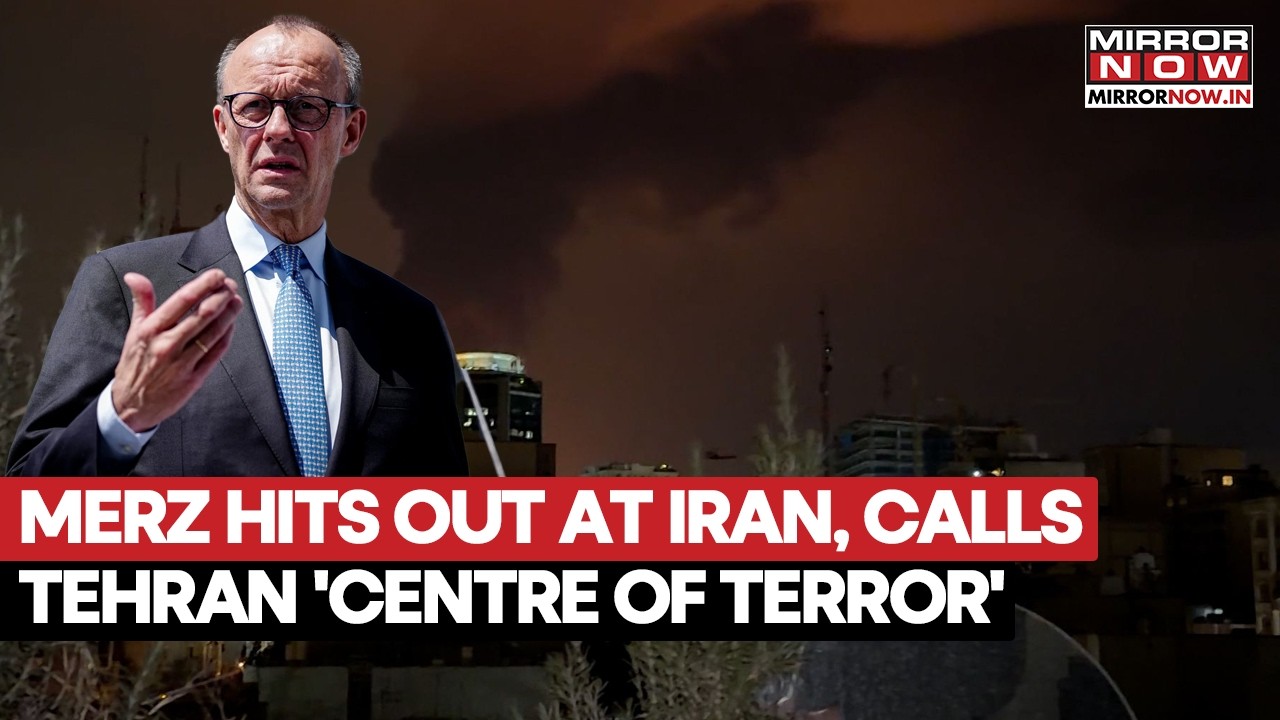 Merz Attacks Iran: German Leader Labels Tehran “Centre Of Terror” As War Tensions Rise | Watch