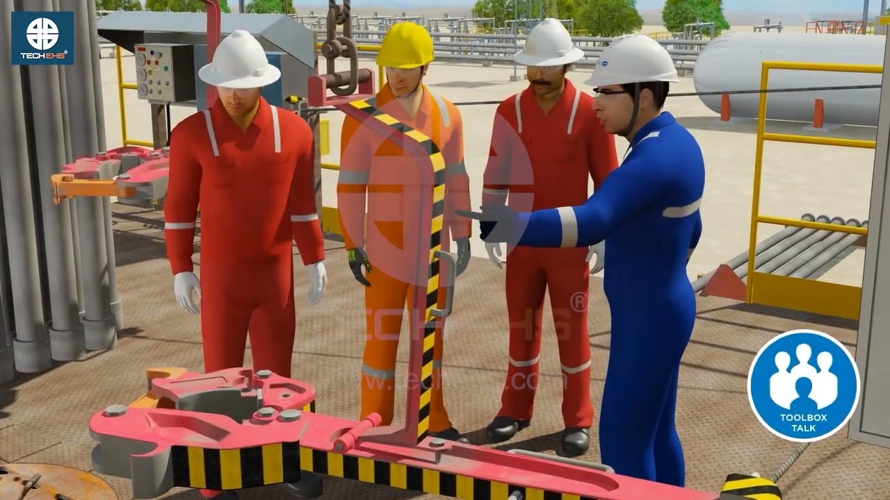 Oil & Gas Drilling rig safety | Animated Safety Videos | TECH EHS