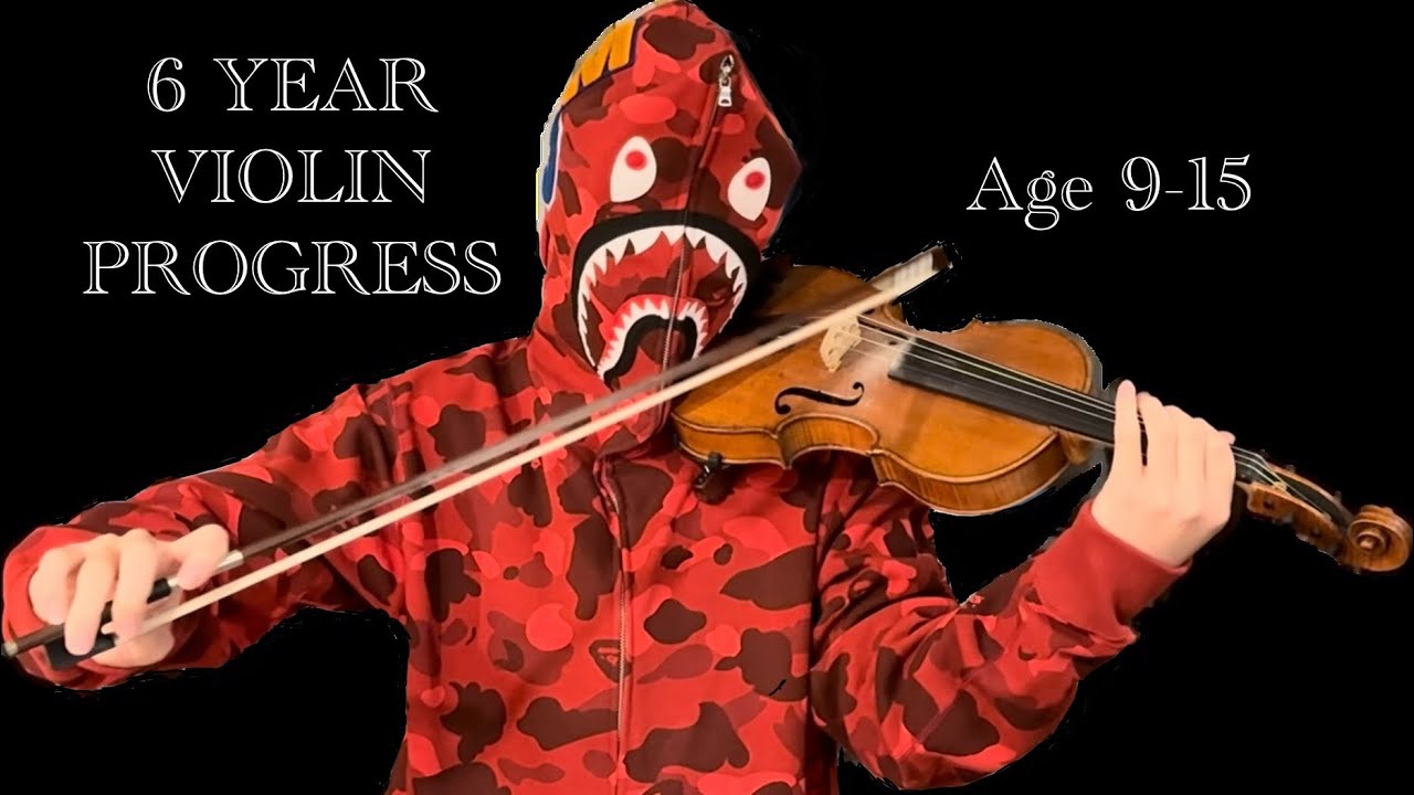 6 Year Violin Progress (Age 9-15)