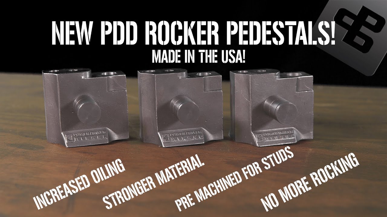 Stainless Cummins Rocker Pedestals | Parts Bin EP 26 | Power Driven Diesel