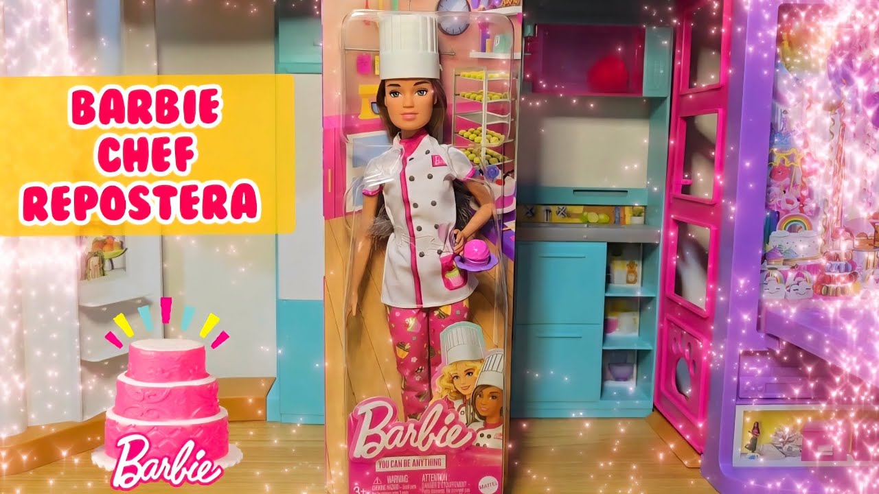 BARBIE Chef Repostera #Barbie #Barbieyoucanbeanything 