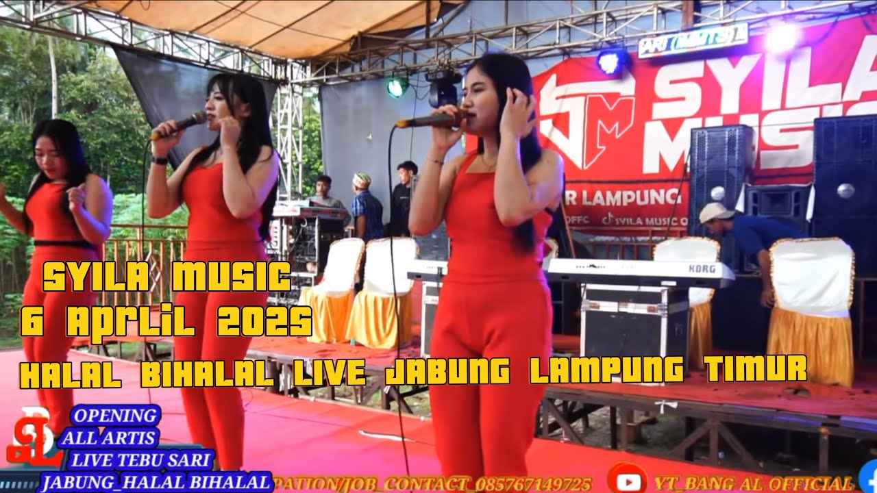 OPENING ALL ARTIS_DINDA HUSNI_YUDA KIMUX_VJ AGUS_HALAL BIHALAL LIVE TEBU SARI JABUNG LAMTIM2025