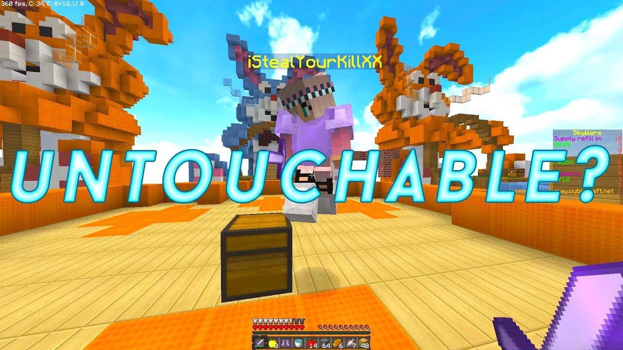 [1.9] UNTOUCHABLE? - Minecraft Skywars