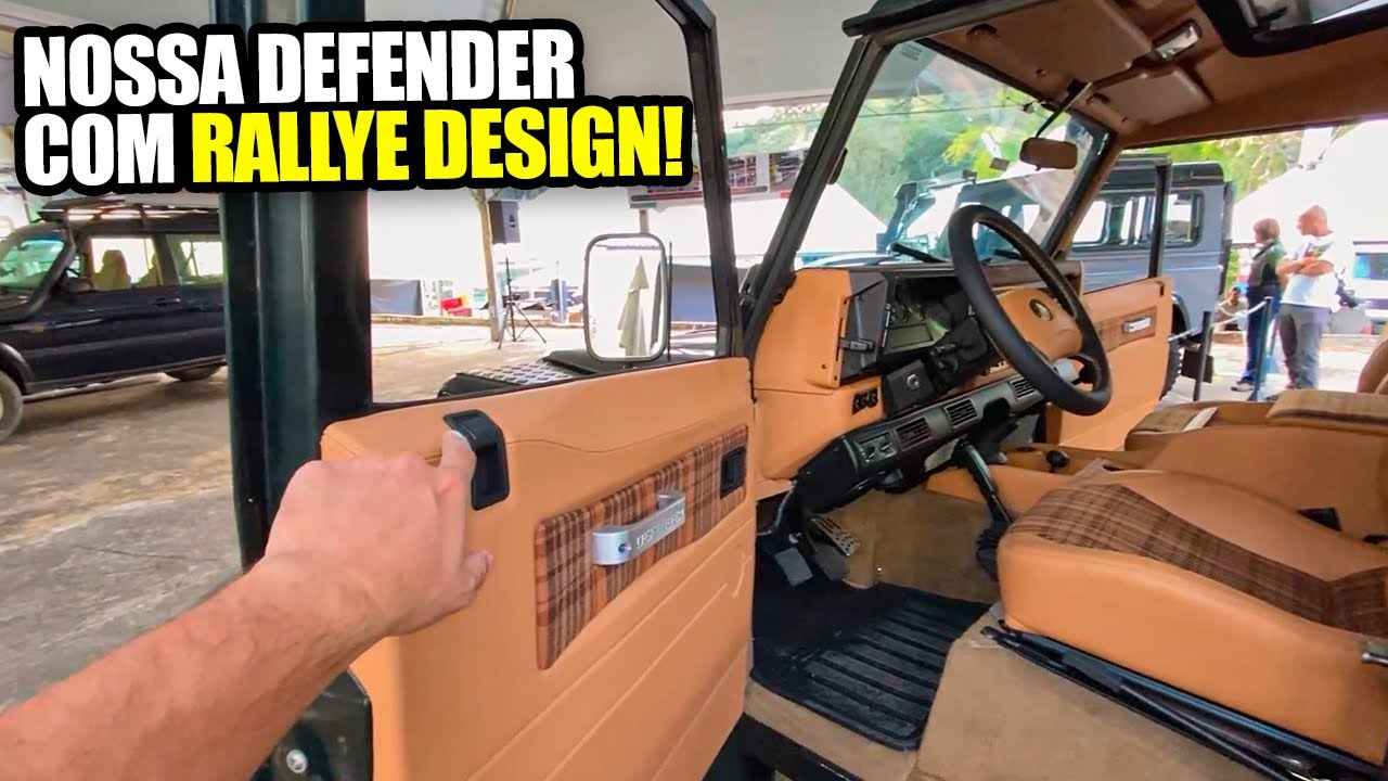 ESCOLHENDO TODO O INTERIOR DA NOSSA DEFENDER!!