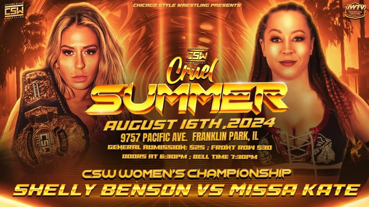 CSW - Missa Kate vs Shelly Benson for the women’s championship 