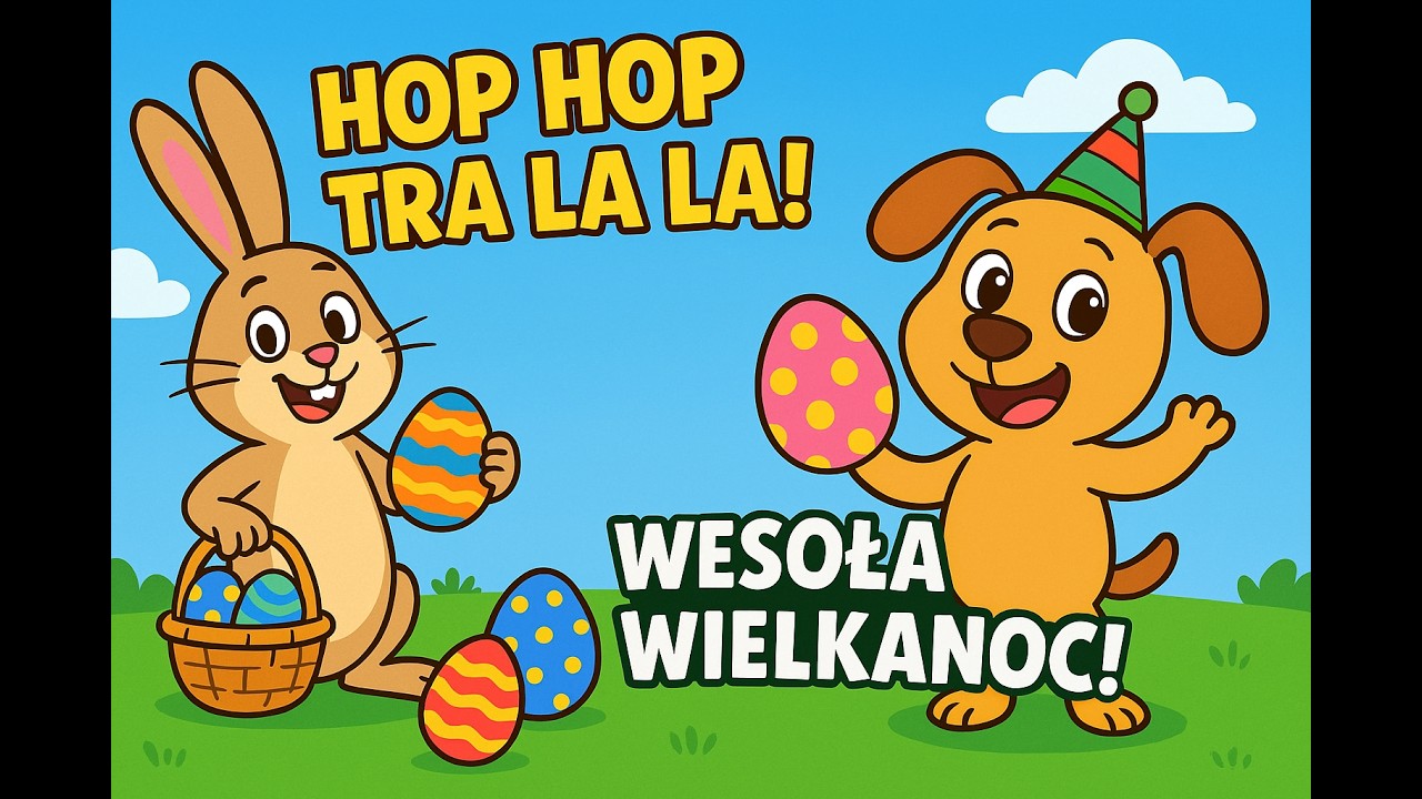 👉 Wielkanocna Piosenka dla Dzieci 🐣 | Śpiewaj z nami! 🌼🎵 - piosenki dla dzieci.