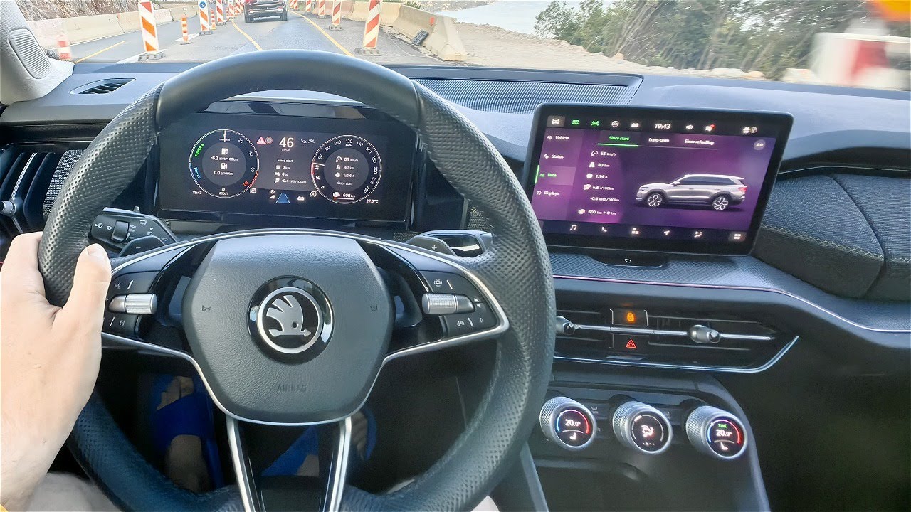 Skoda Kodiaq 1.5 TSI PHEV (2025) - consumption at 130 km/h (going on summer vacation)