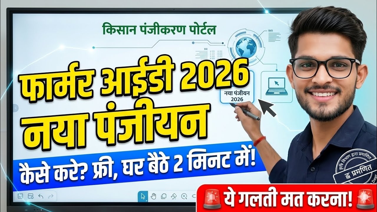 ✅Farmer ID Registration 2026: घर बैठे बनाएं किसान आईडी | New Farmer ID Kaise Banaye?🔥