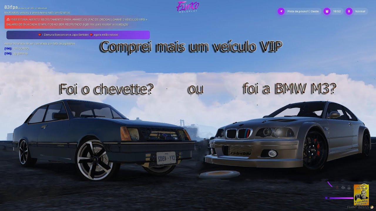 GTA V RP-COMPREI MAIS UM VE&Iacute;CULO VIP.(Cidade Fluxo RP).