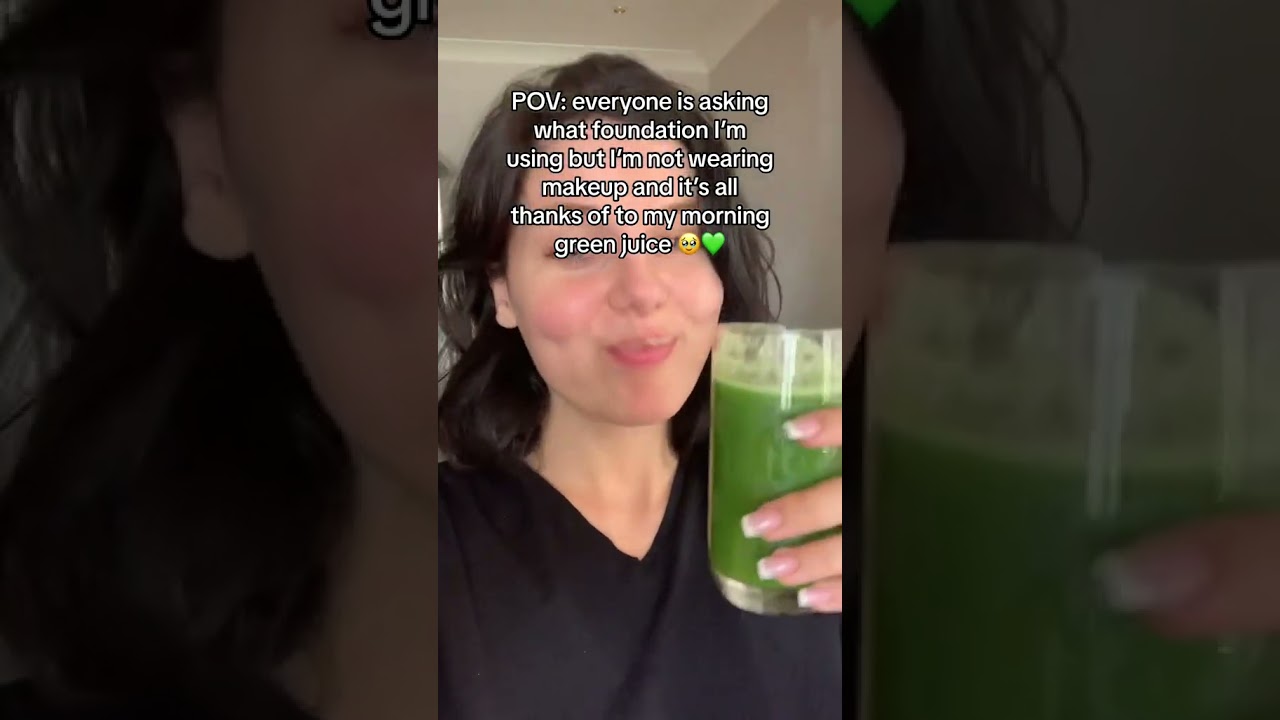 This Green Juice makes my skin GLOW! 😳
