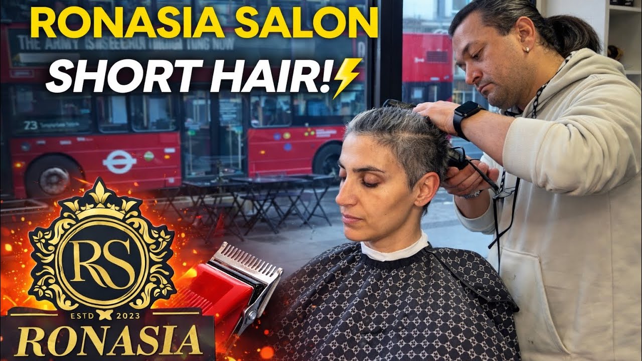  Women’s Haircut in London | Stylish Cut & Perfect Finish | Ronasia ✂️