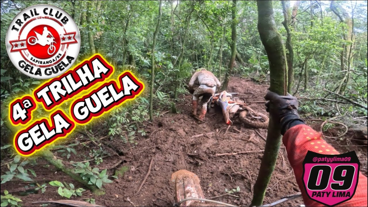 4ª Trilha Gela Guela com Mais de 1.700 Motos | Lama, Pedra, Raizes, chuva e muita roiada.